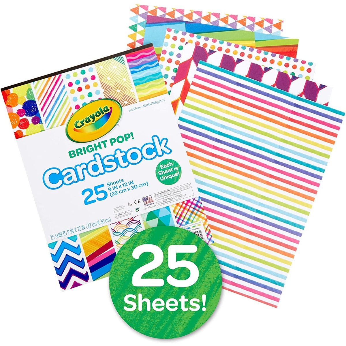 Crayola 25 ct. Bright Pop! Cardstock