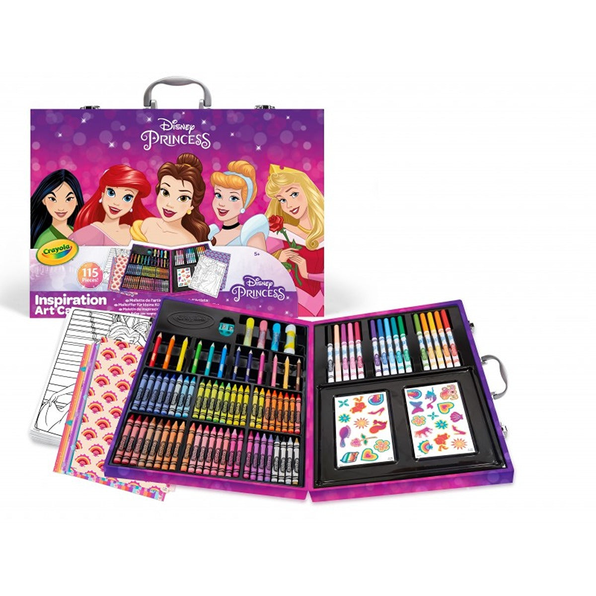 Crayola Inspirational Art Case Disney Princess - 115 Pieces