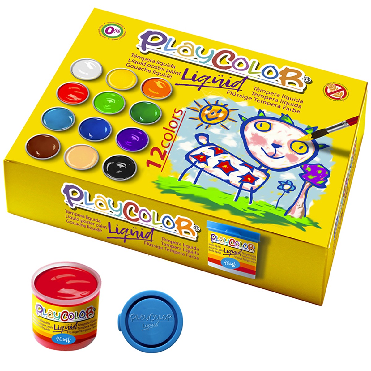 PLAYCOLOR LIQ?ID BASIC 40ml(12)