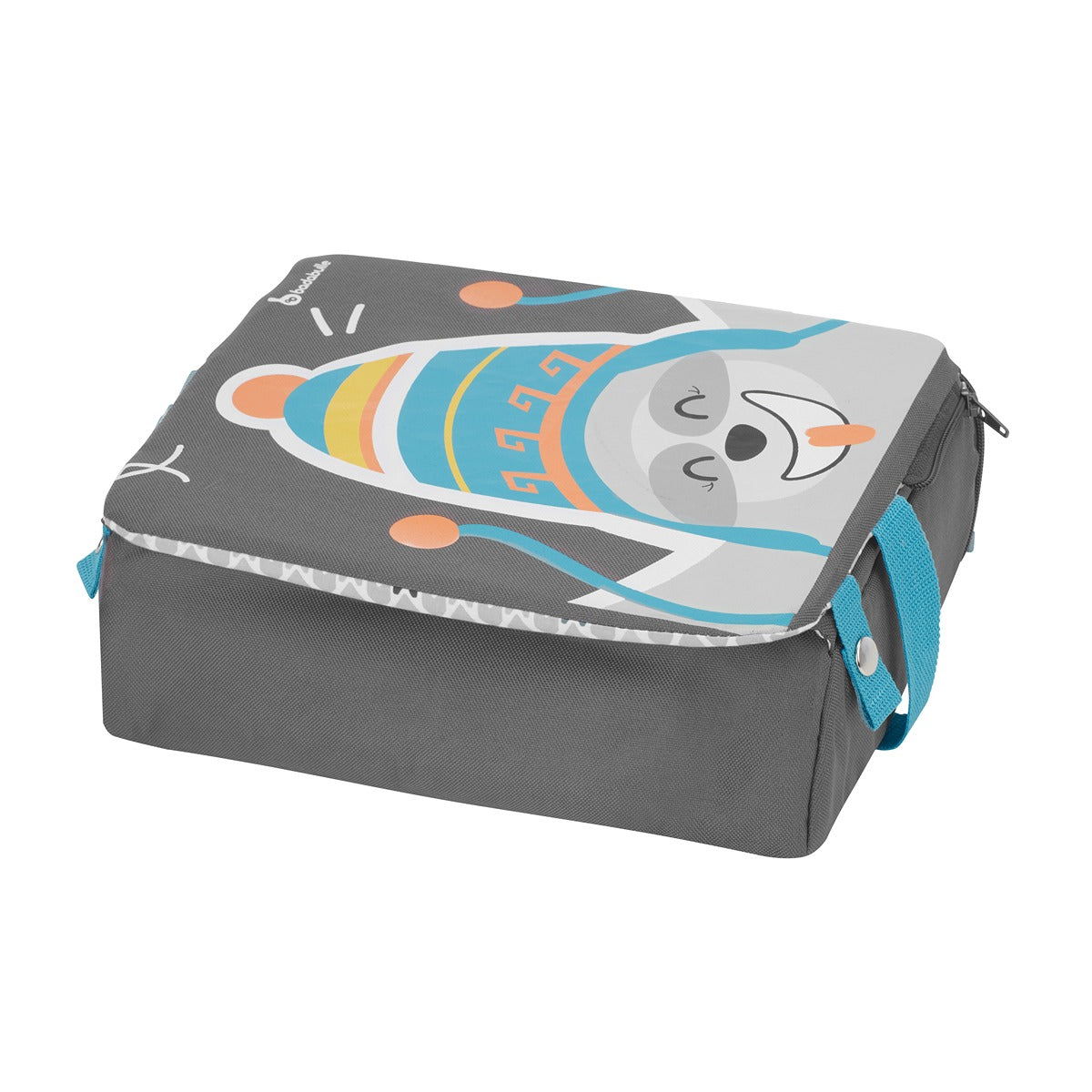 Badabulle Travel Booster Seat (Yummy) 6-36M Extremely Compact, Raises by 10cms Turns into Backpack & comes Large enclosed storage compartment