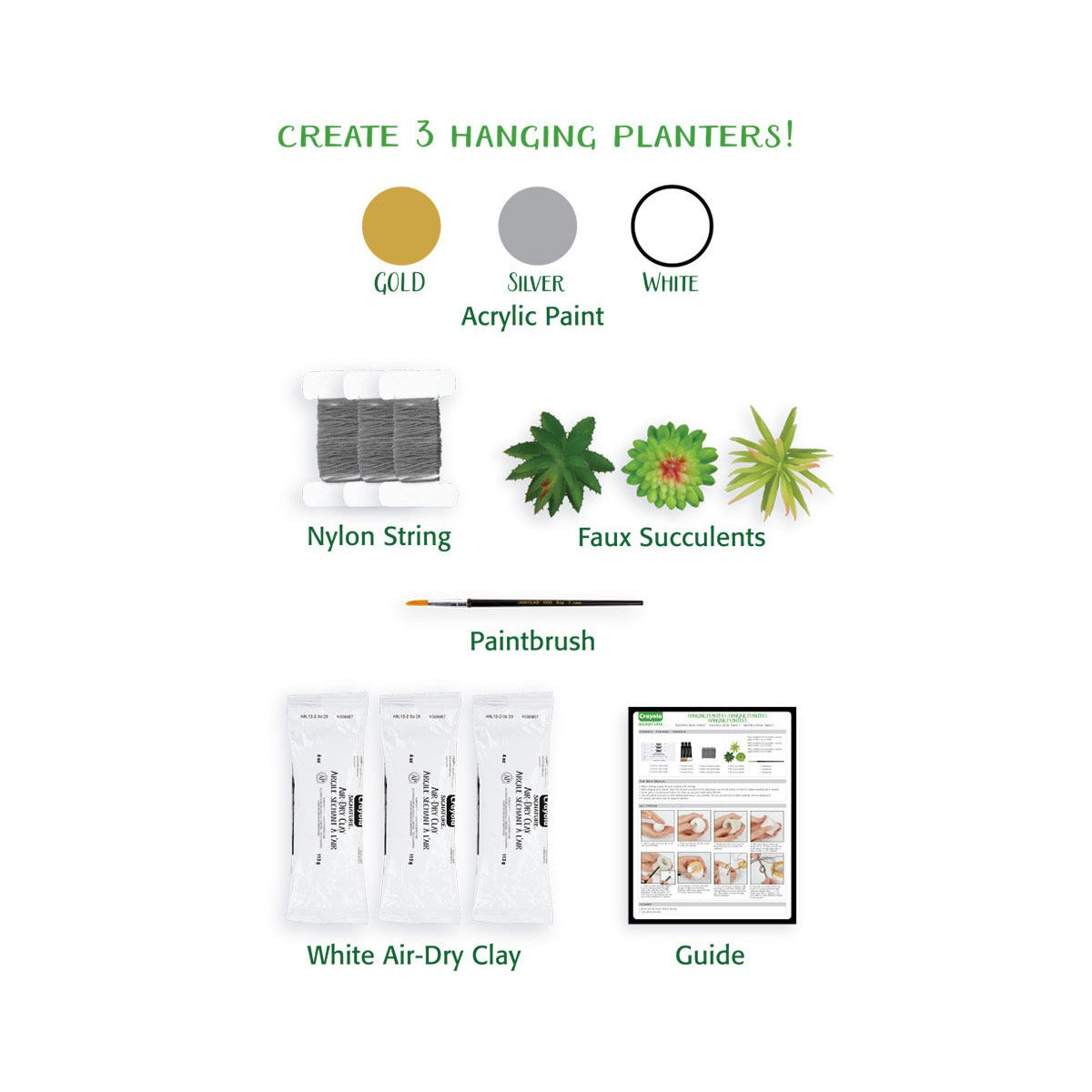 Crayola Signature, Make Your Own Hanging Planters