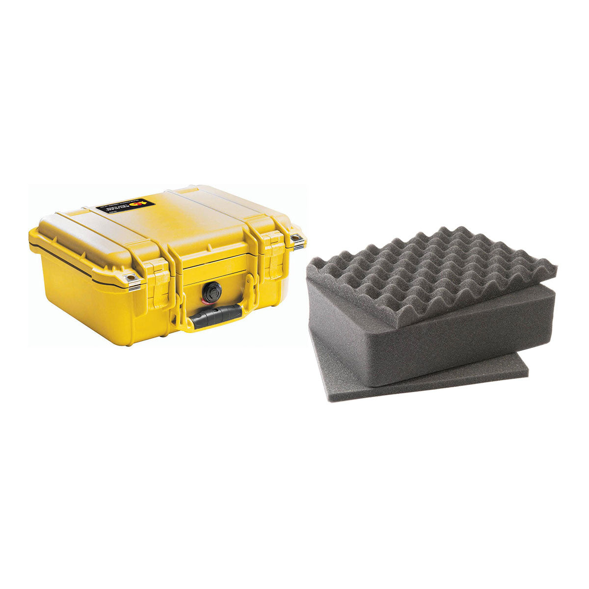 Pelican Case with Foam 1400 WL/WF - Yellow