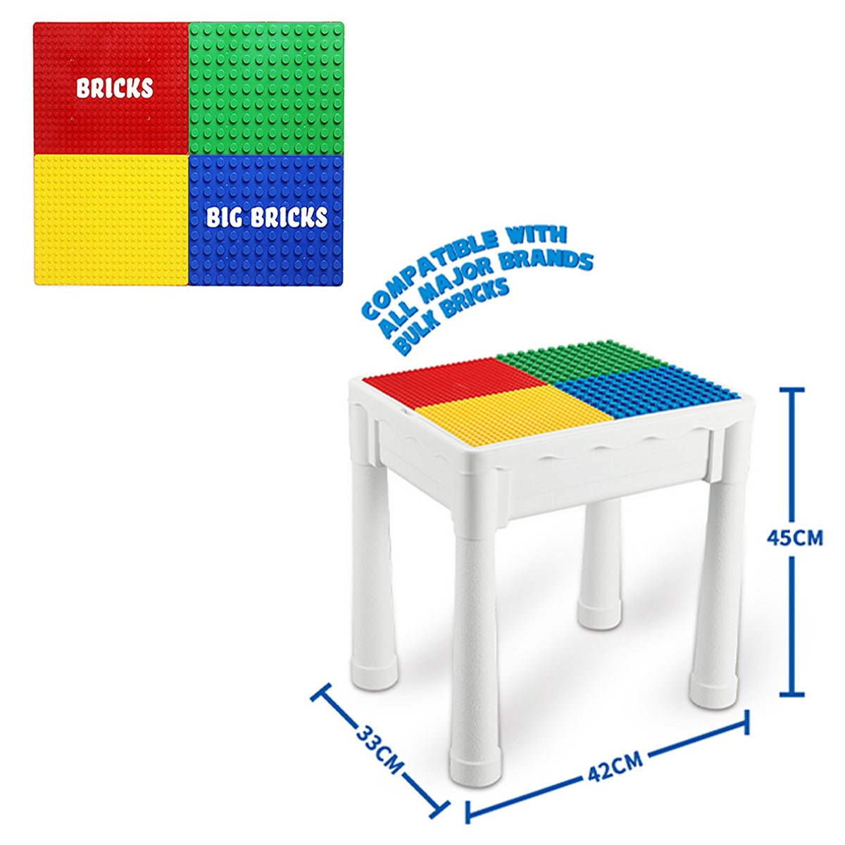 Little Story 4in1 Activity and Block Table w/t 50 Blocks - L