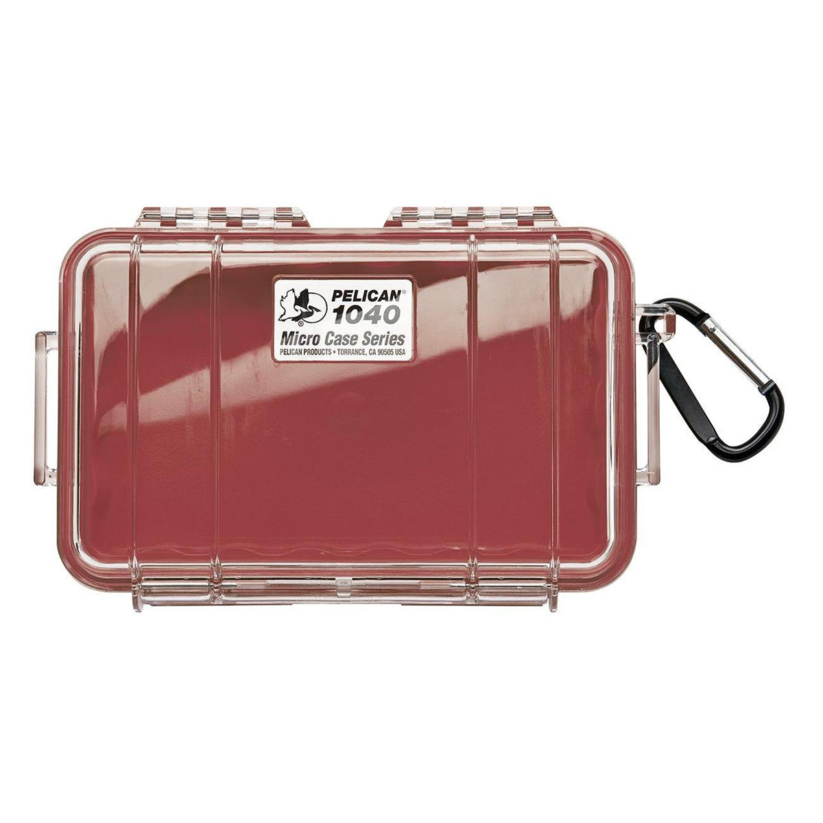 Pelican Micro Case 1040 WL/WI - Red Clear