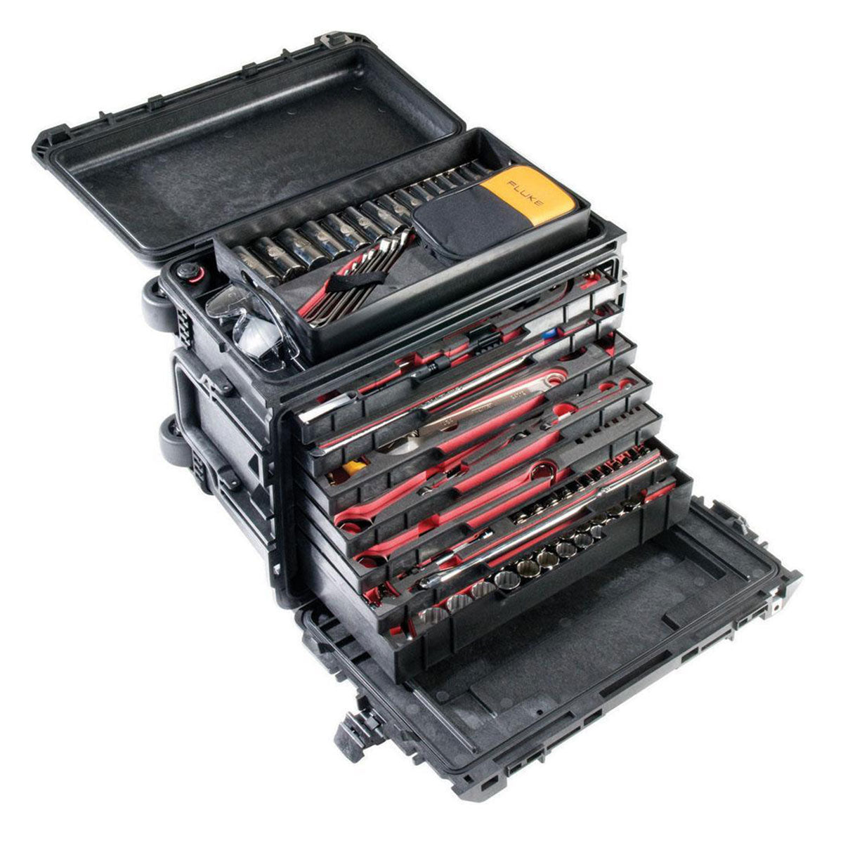 Pelican Tool Chest with Drawers NF 0450 WD - Black