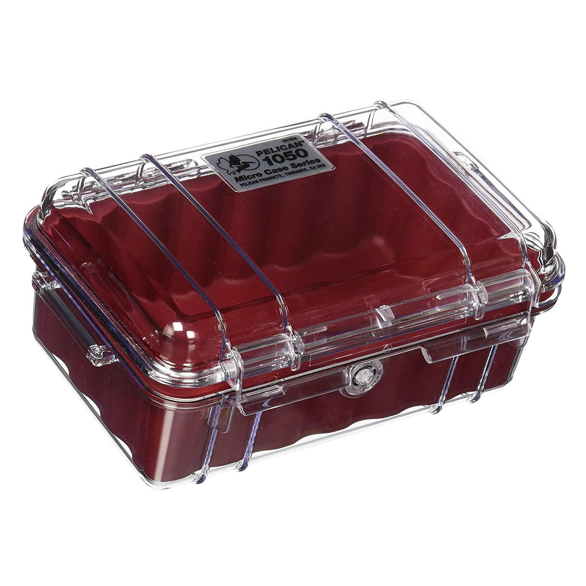 Pelican Micro Case 1050 WL/WI - Red Clear