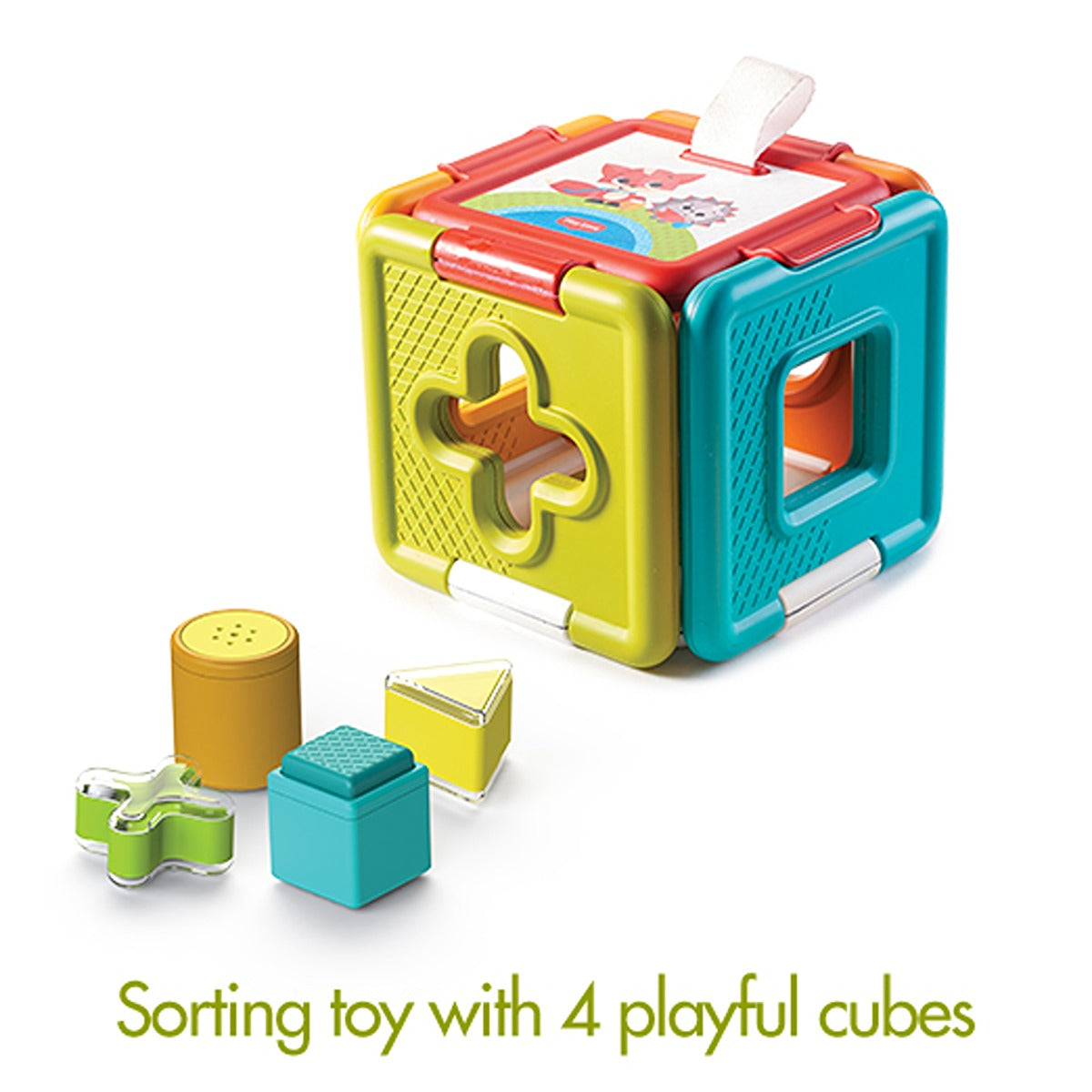 Tiny Love - 2 IN 1 SHAPE SORTER & PUZZLE | 6 Months+ | Developmental Educational Toy, Improves Senses and Cognition