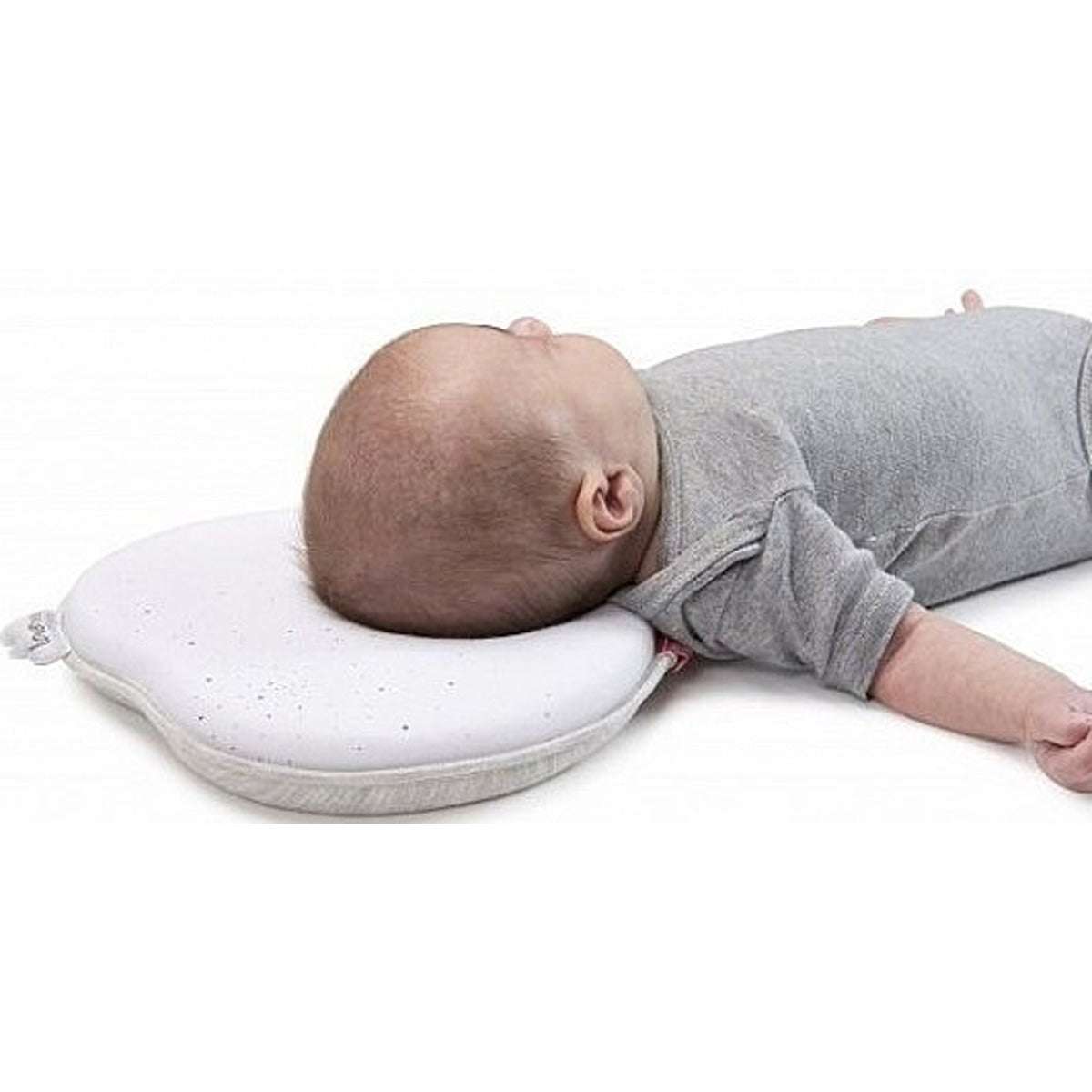 BabyMoov Lovenest Original White Flat Head Baby Pillow