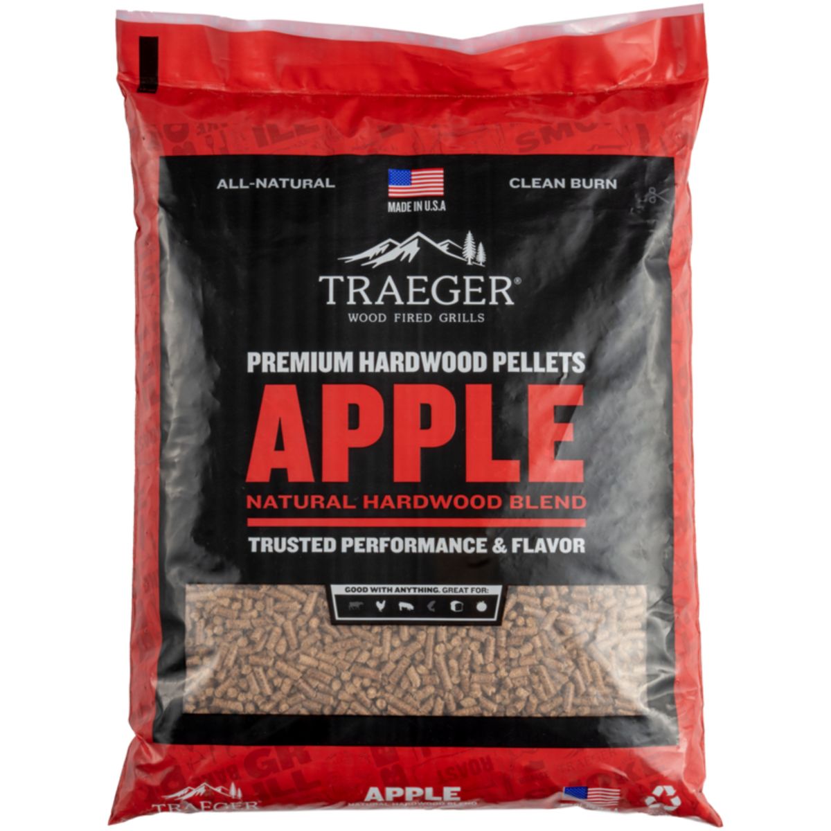 Traeger APPLE PELLETS- 9 KG BAG