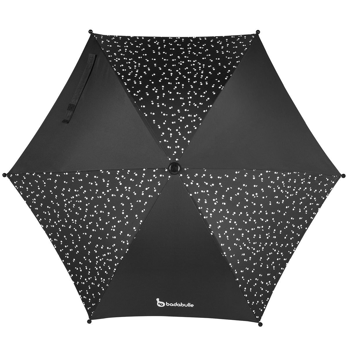 Badabulle Parasol Umbrella Anti Uv, for Pram, Stroller, Pushchair and Buggy | Universal Baby Protection - Black