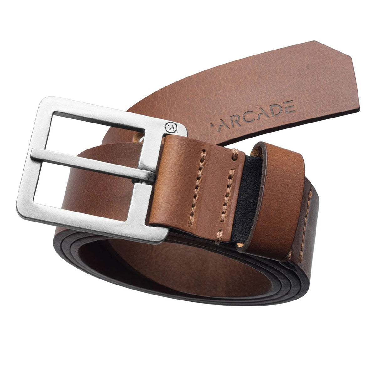 Arcade Padre Brown Leather Belt L