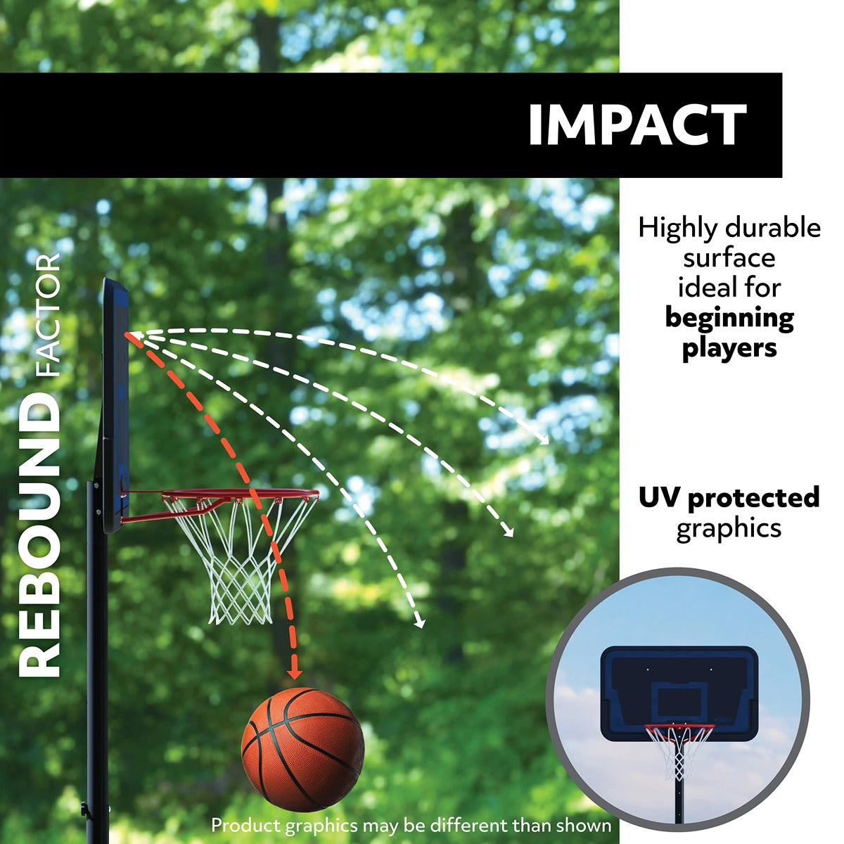 Lifetime Basketball, Pro Court Portable, Telescoping , Classic