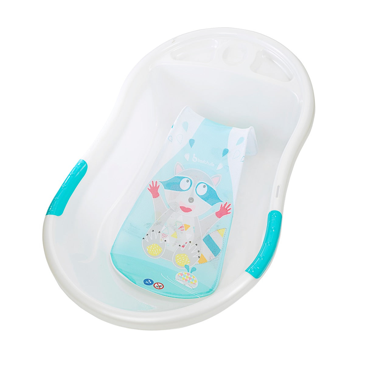 Badabulle - Bath Hammock / Support- Racoon, Ergonomic Design