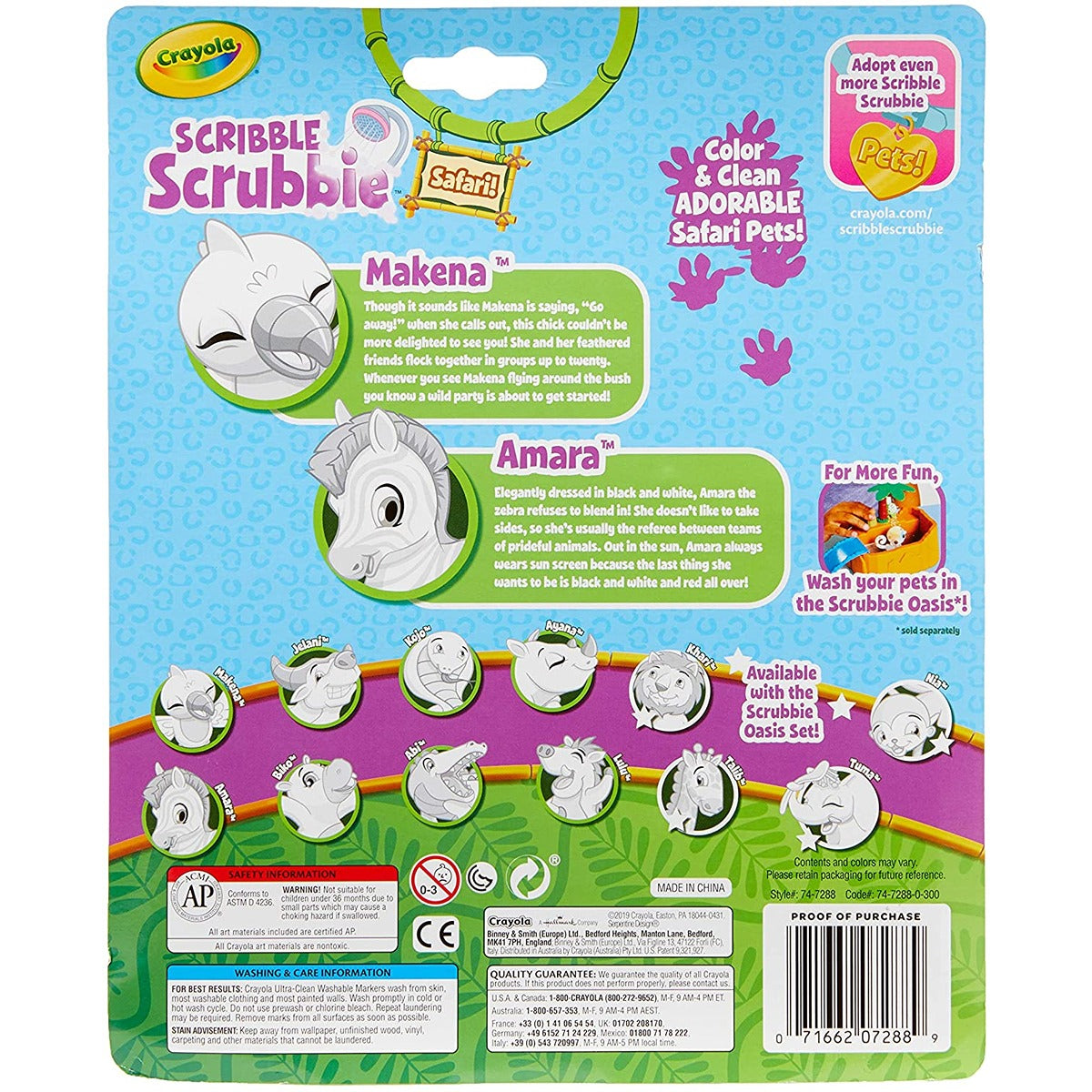 Crayola SCRIBBLE SCRUBBIE SAFARI 2CT model 4