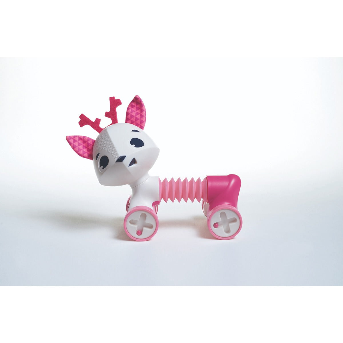 Tiny Love TINY ROLLING TOY - FLORENCE THE FAWN | 3 months + Babies | Cognition Developing Flexible Toys | Pink