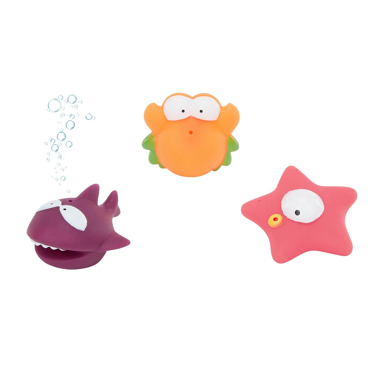 Badabulle Rigolo & Co 8-Piece Bath Set Multi-Colored