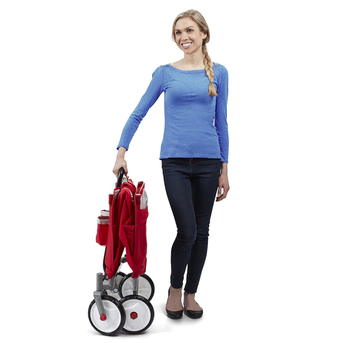 Radio Flyer 3 In 1 Ez Fold Wagon With Canopy