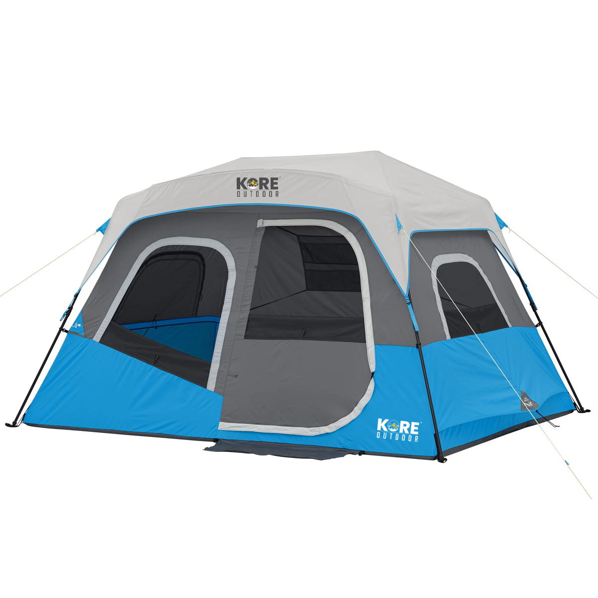 Kore Outdoor 6 person lighted instant cabin tent 11â€™ x 9â€™