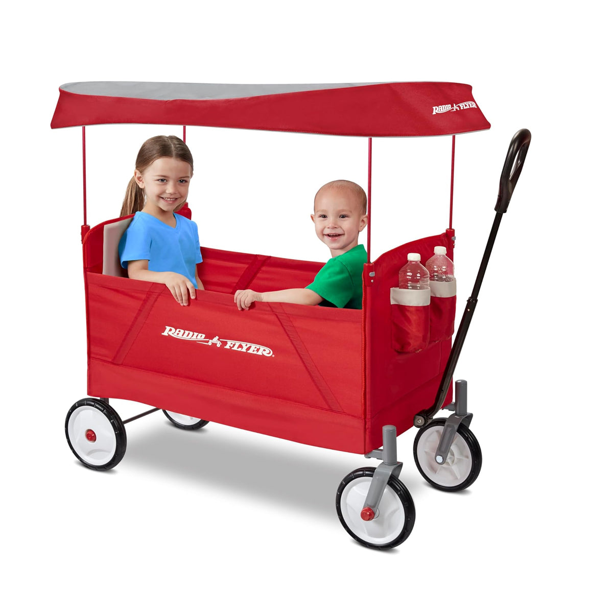 Radio Flyer 3 In 1 Ez Fold Wagon With Canopy