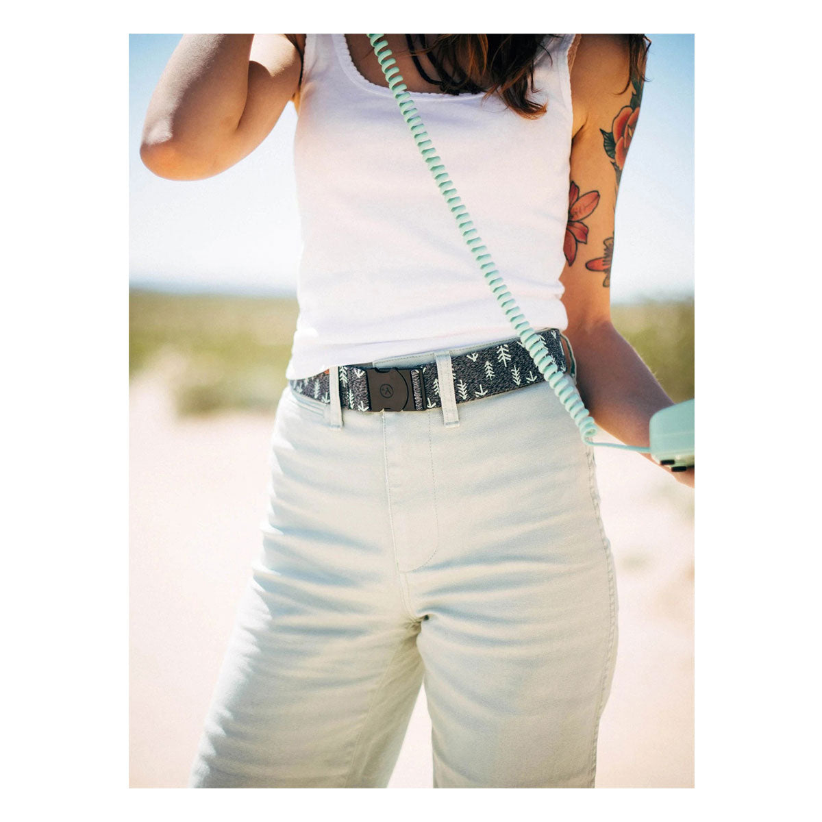 Arcade Adventure Ranger Belt HBN Heather Black Neo Mint