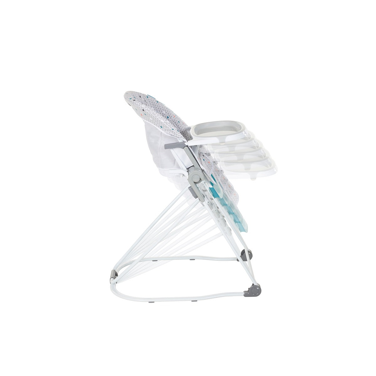 Badabulle - Compact High Chair with Flat Folding & Multi Positioning
