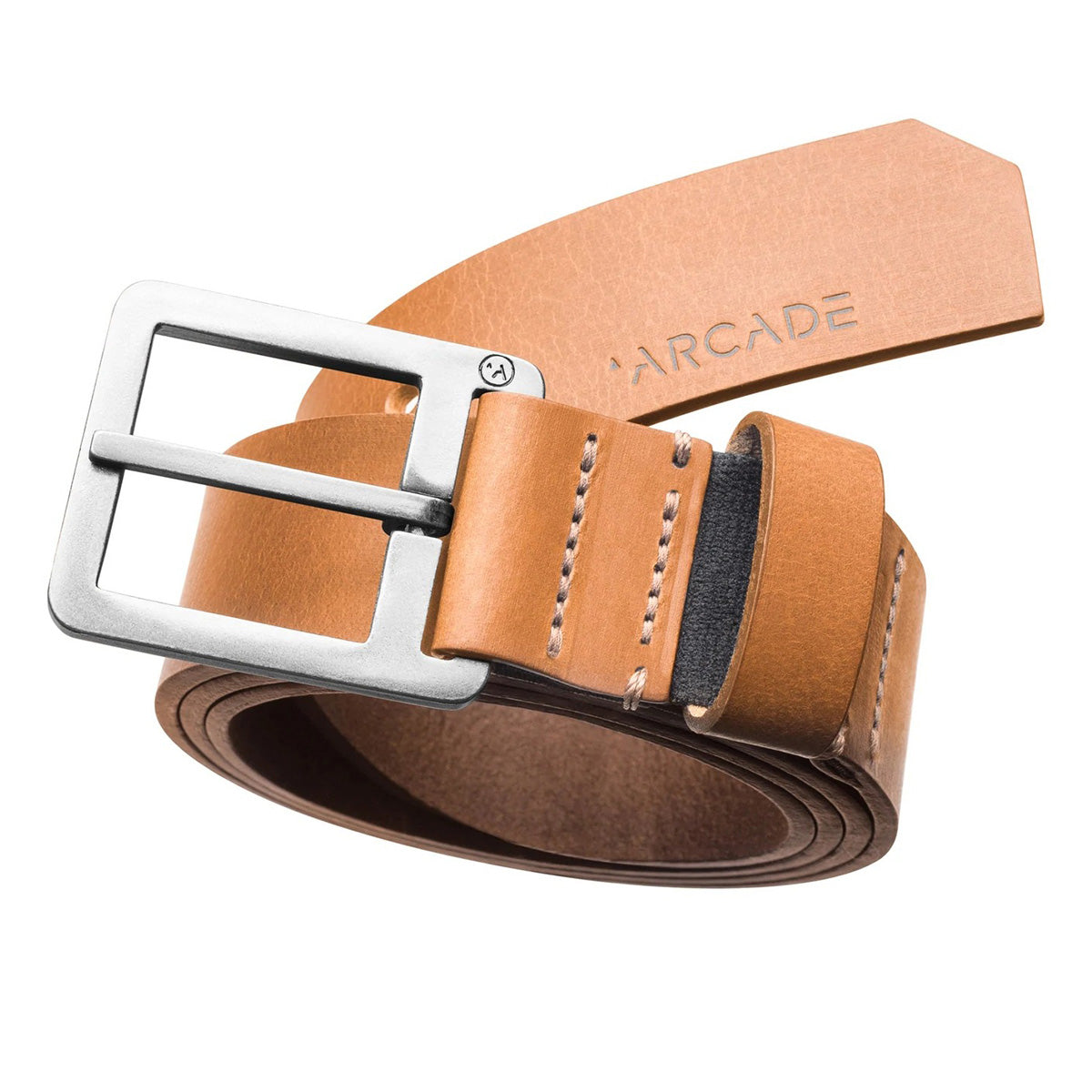 Arcade Padre Tan Leather Belt L