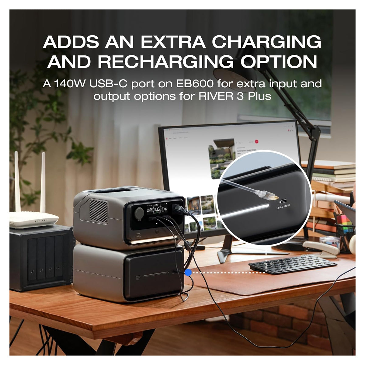 Ecoflow EB600 Battery for RIVER 3 Plus(572WH)