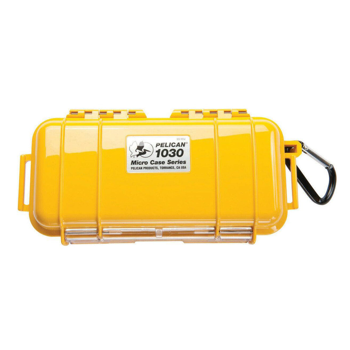 Pelican Micro Case 1030 WL/WI - BK Yellow