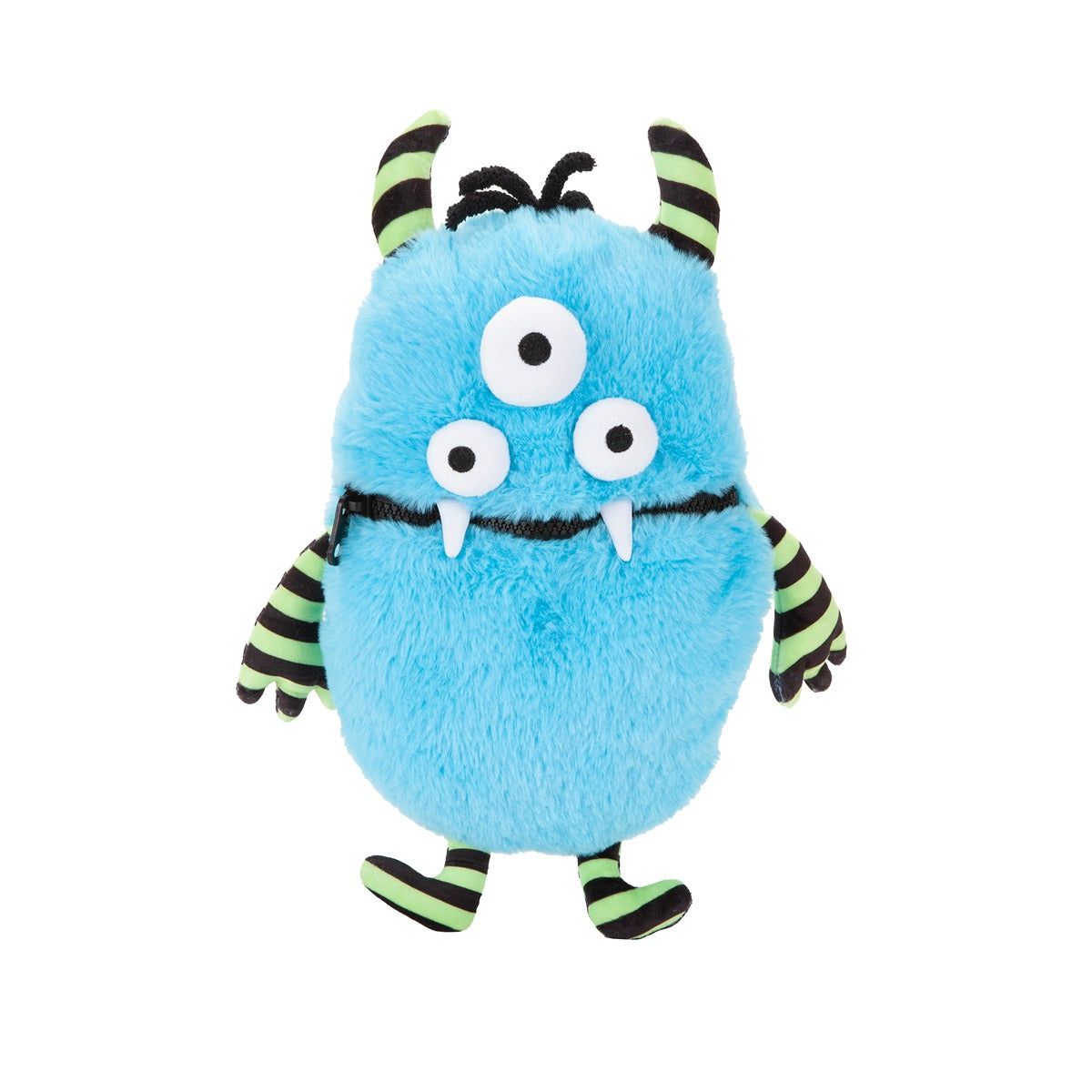WORRY MONSTER 11-inch Rabbit Fur Soft Plush Toy