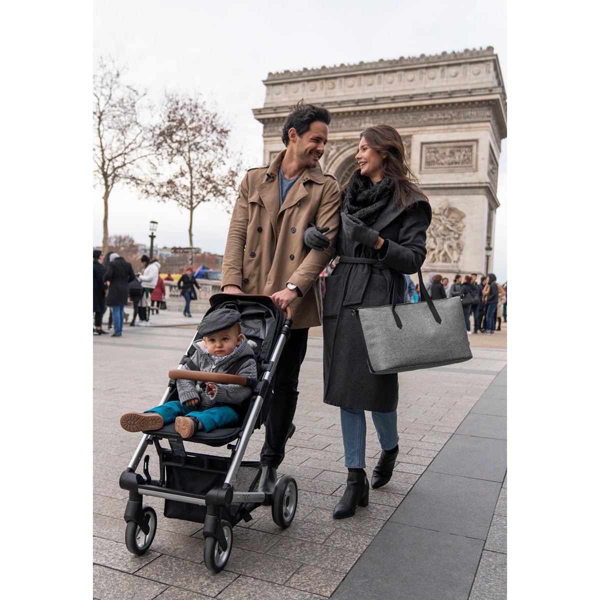 BabyMoov Changing Bag Le Champ Elysees Smokey