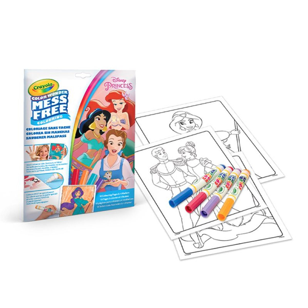 Crayola Color Wonder Set Disney Princess, coloring book, 4 markers