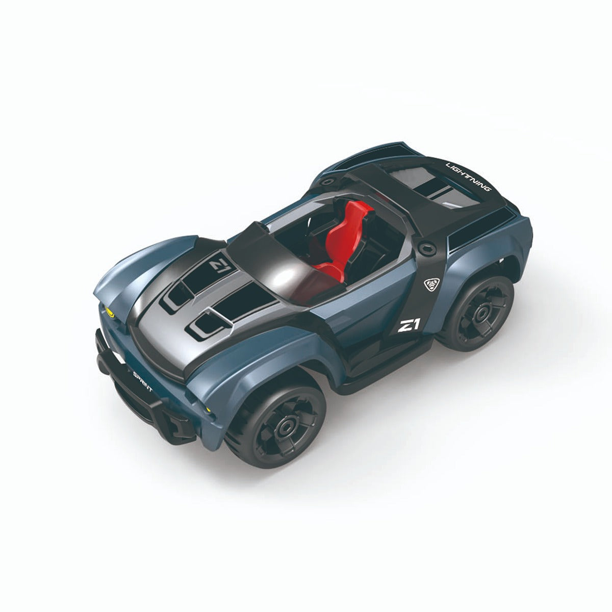 D-Power 35pcs DIY Modified Race Car for Kids | Car Building Toy Kit | Make you own Racing Car, Scale 1:32