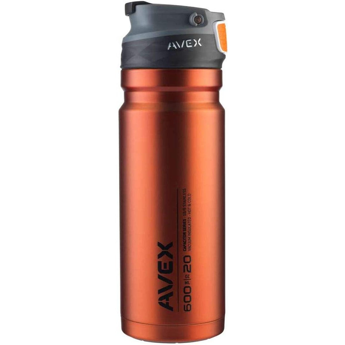 Avex Recharge Autosealآ® Travel Mug Orange 20 Oz.