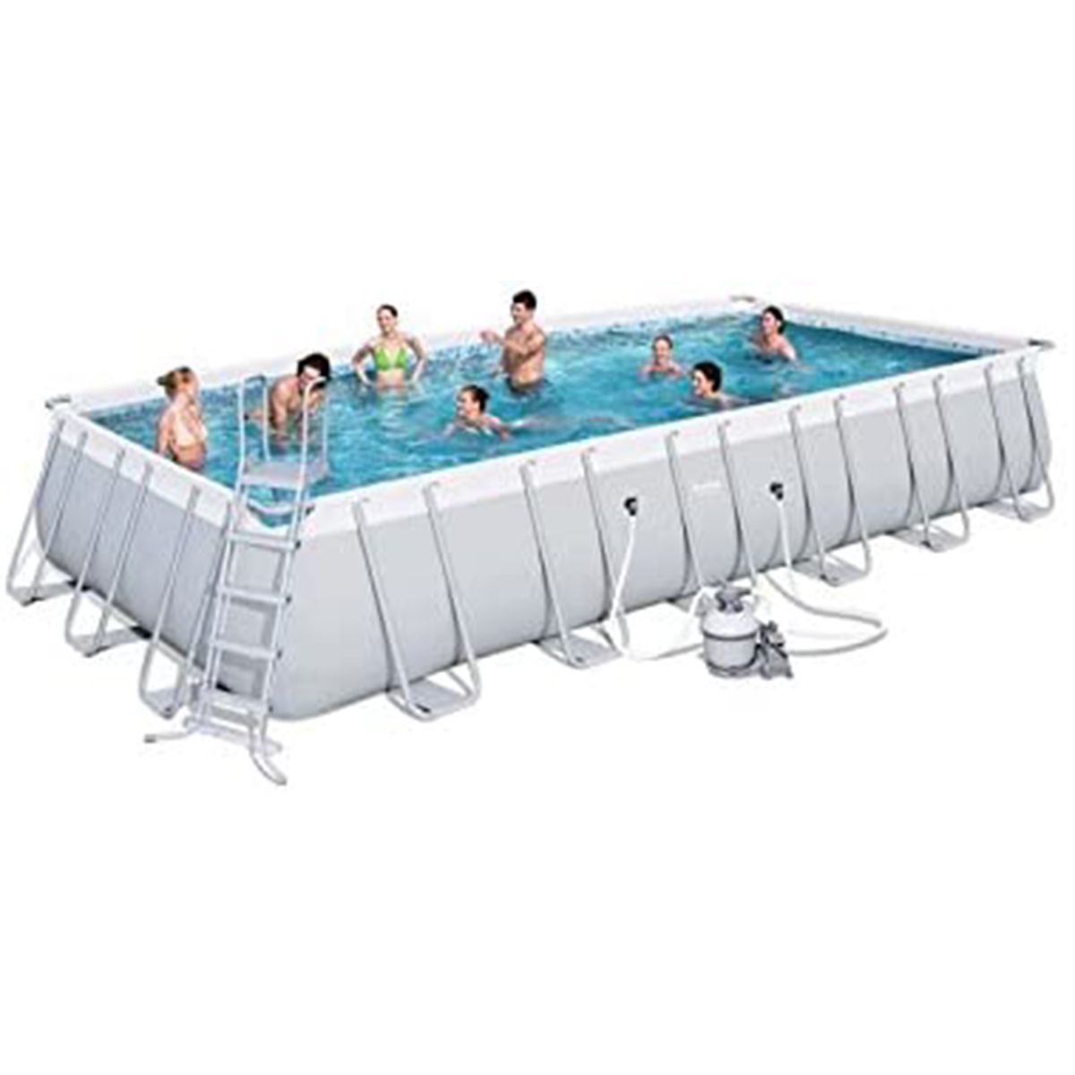 Bestway Powersteel Rectangular Pool Set 7.32X3.66X1.32