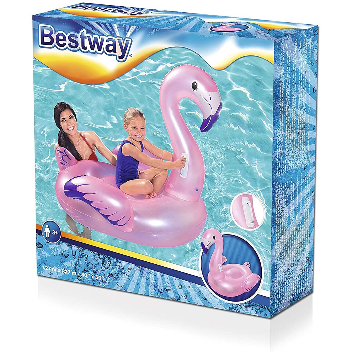Bestway Rider Flamingo 127X127
