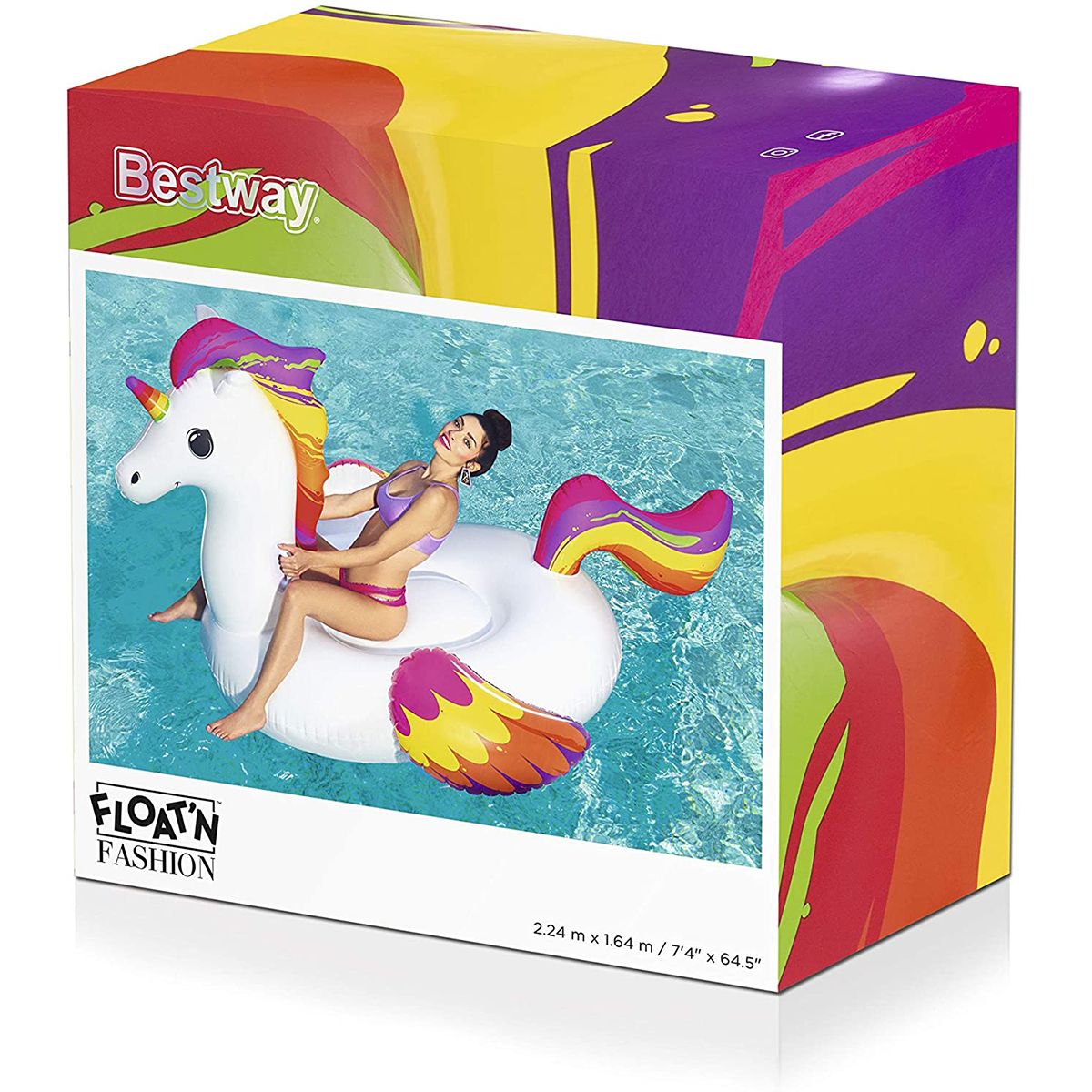 Bestway Rider Supersized Unicorn 224X164