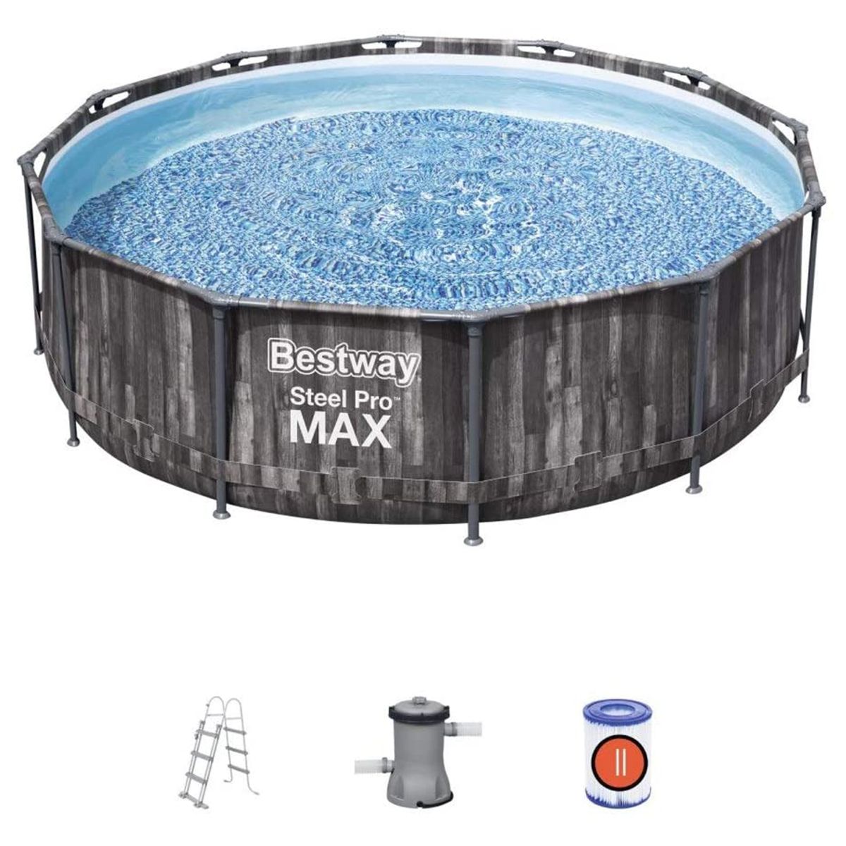 Bestway Poolset Steelpro Max Black 366X100Cm