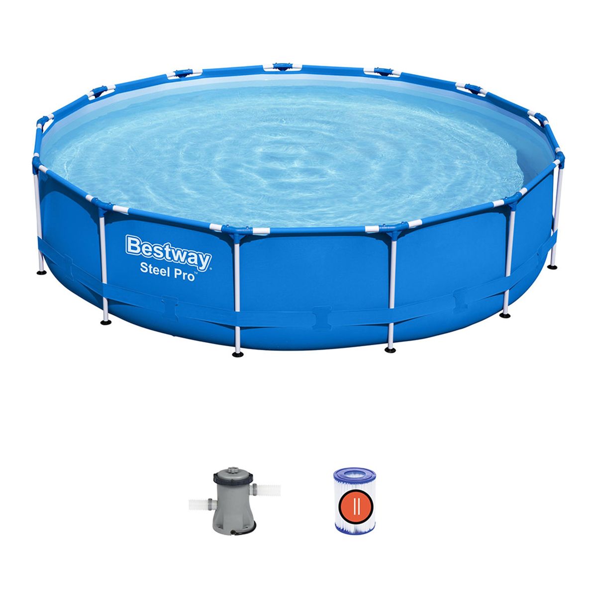 Bestway Steel Pro Pool Set 396 X 84Cm - Blue