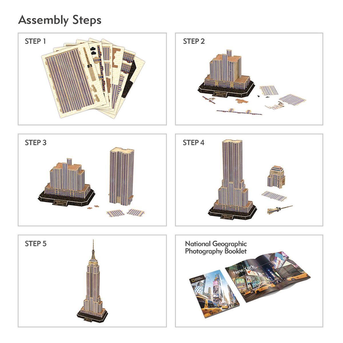 Cubic Fun 3D Puzzle Empire State Building 66P