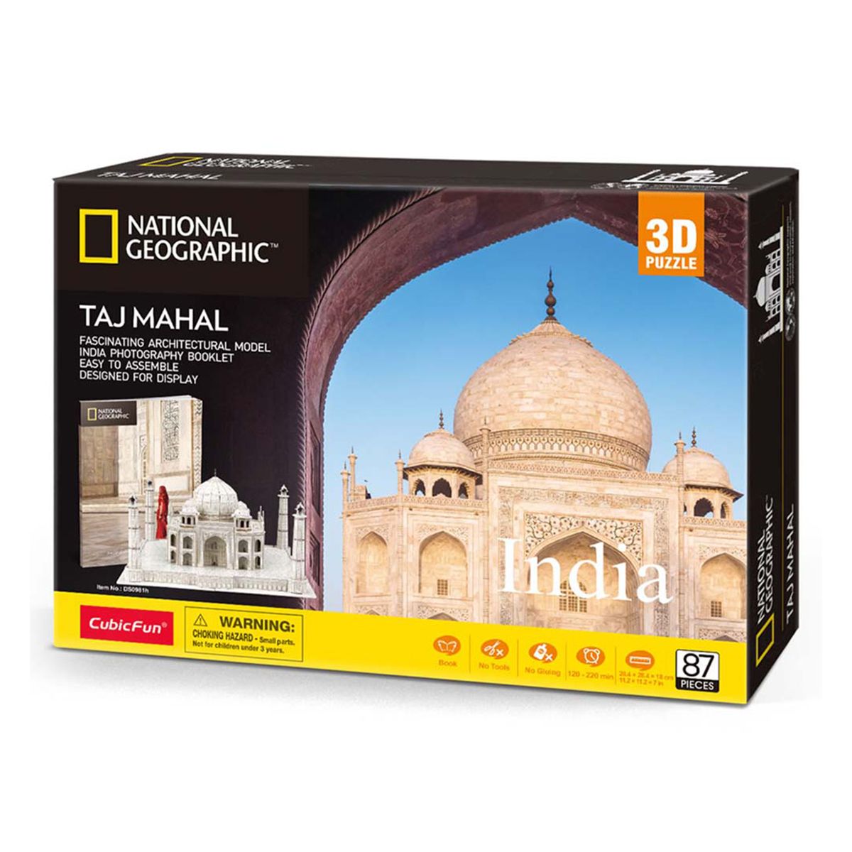 Cubic Fun 3D Puzzle Taj Mahal 87Pcs
