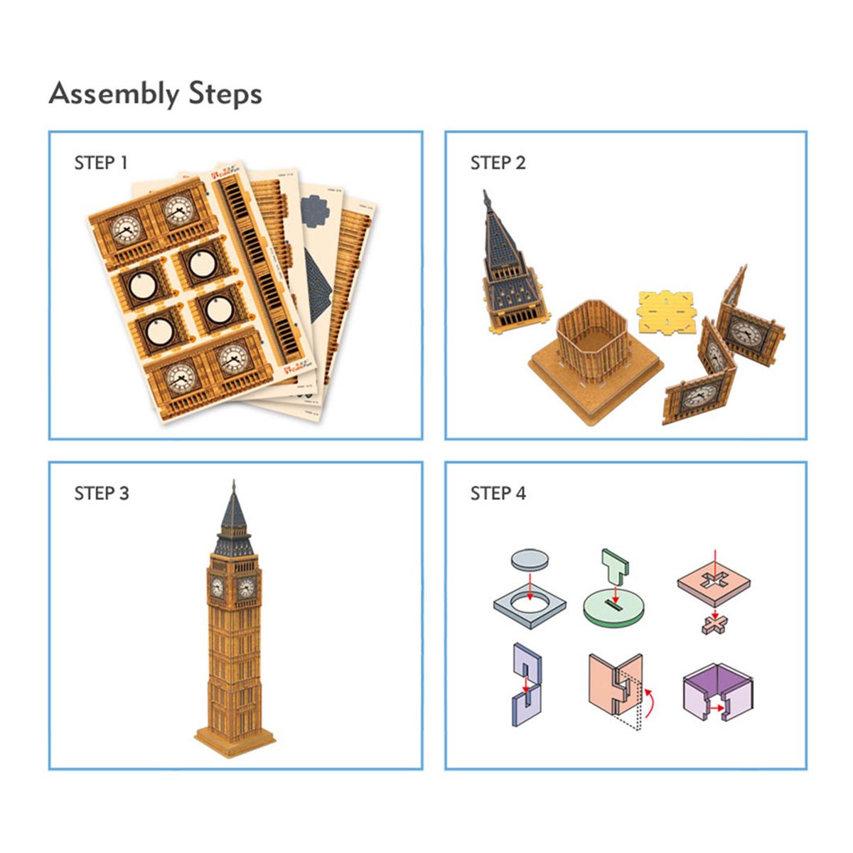 Cubic Fun 3D Puzzle Big Ben London 2