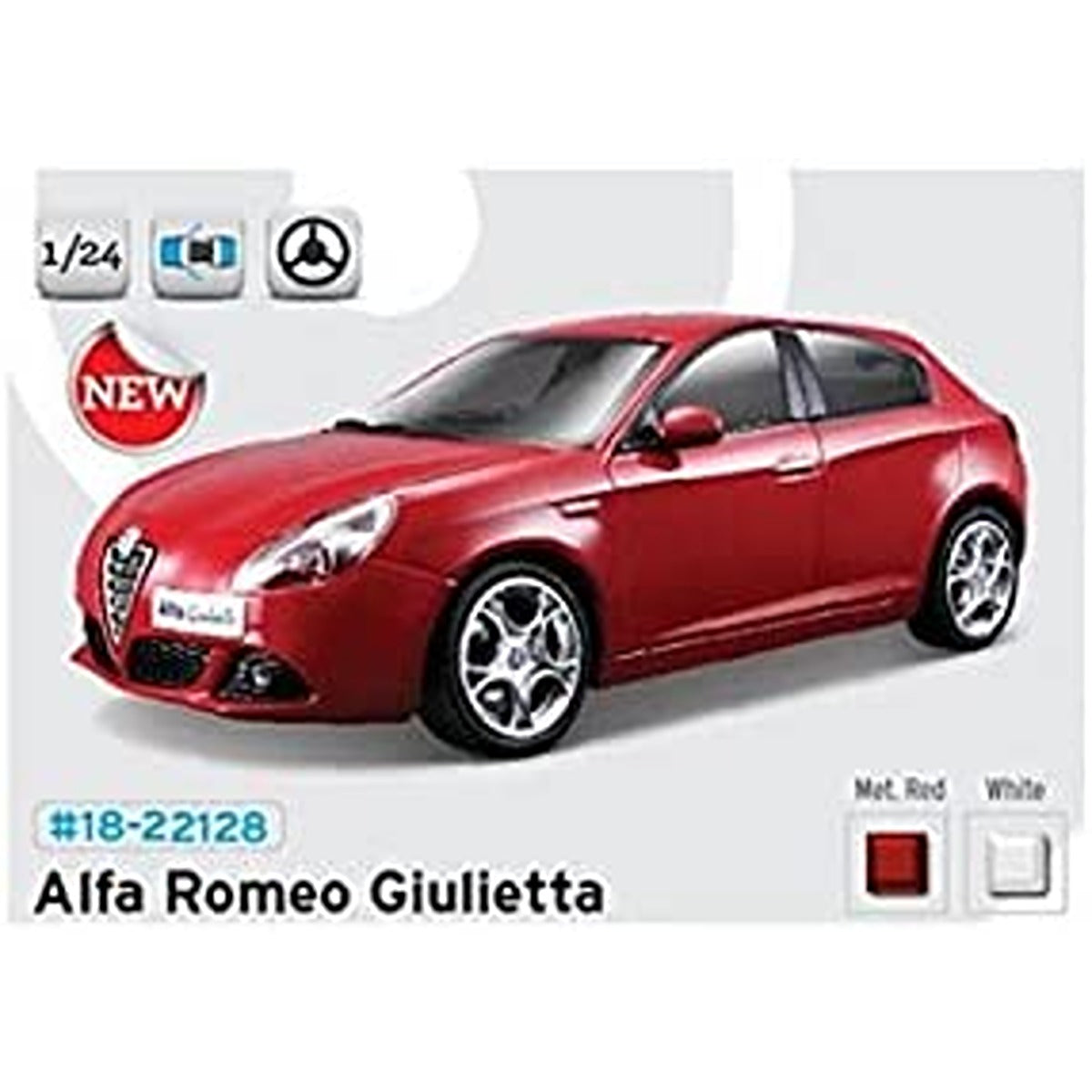 Bburago 1:24 Alfa Romeo Giulietta Diecast Car