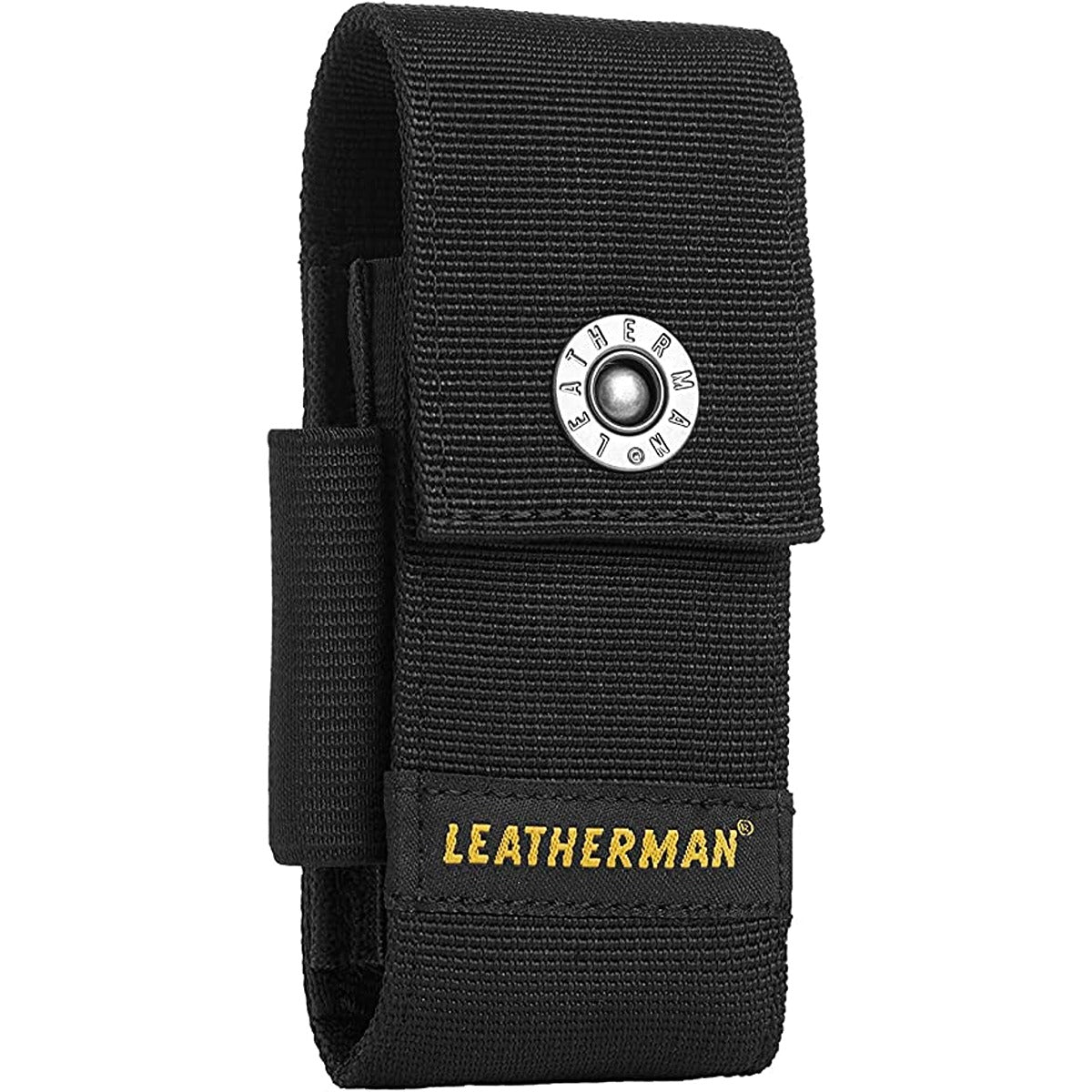 Leatherman LEATHERMAN, Premium Nylon Snap Sheath with Pockets Fits 4&quot; Multitools, Medium