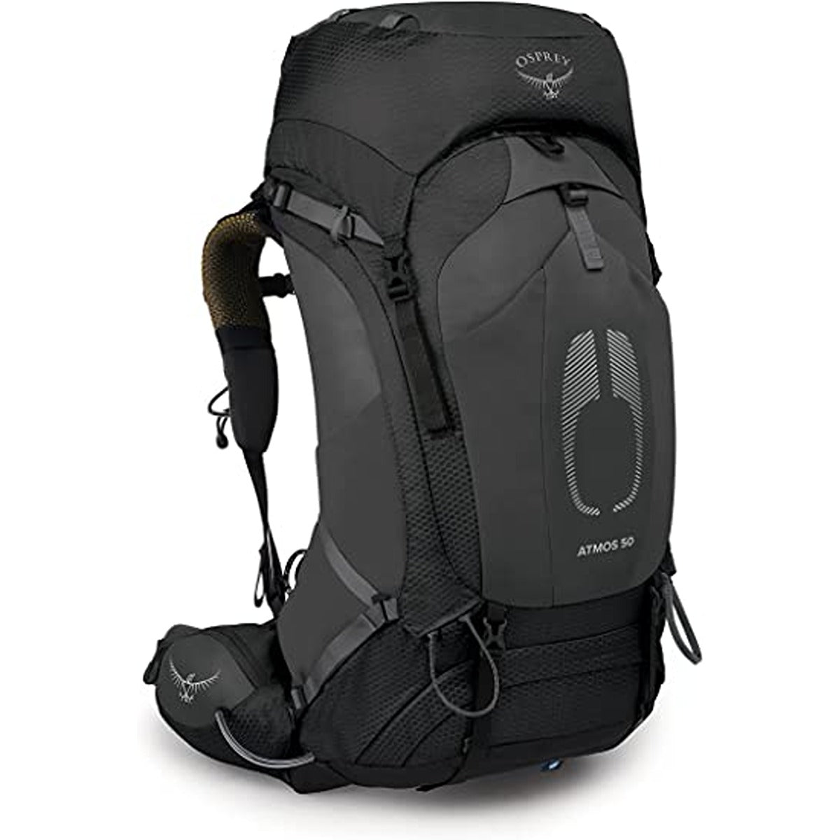 Osprey Atmos AG 50 Men"s Backpacking Backpack, Black, Small/Medium