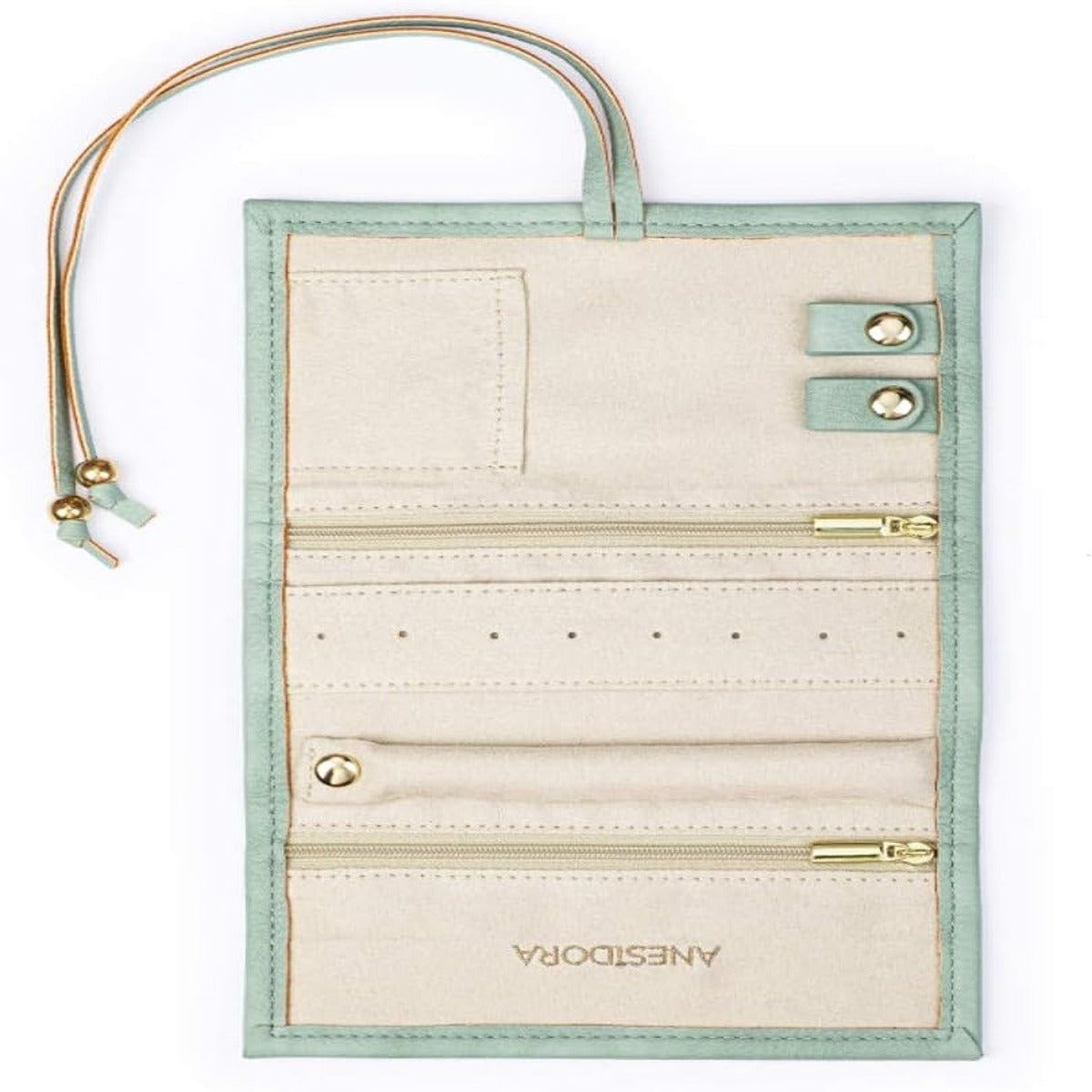 Almeda Alameda Anesidora Jewelry Case Green