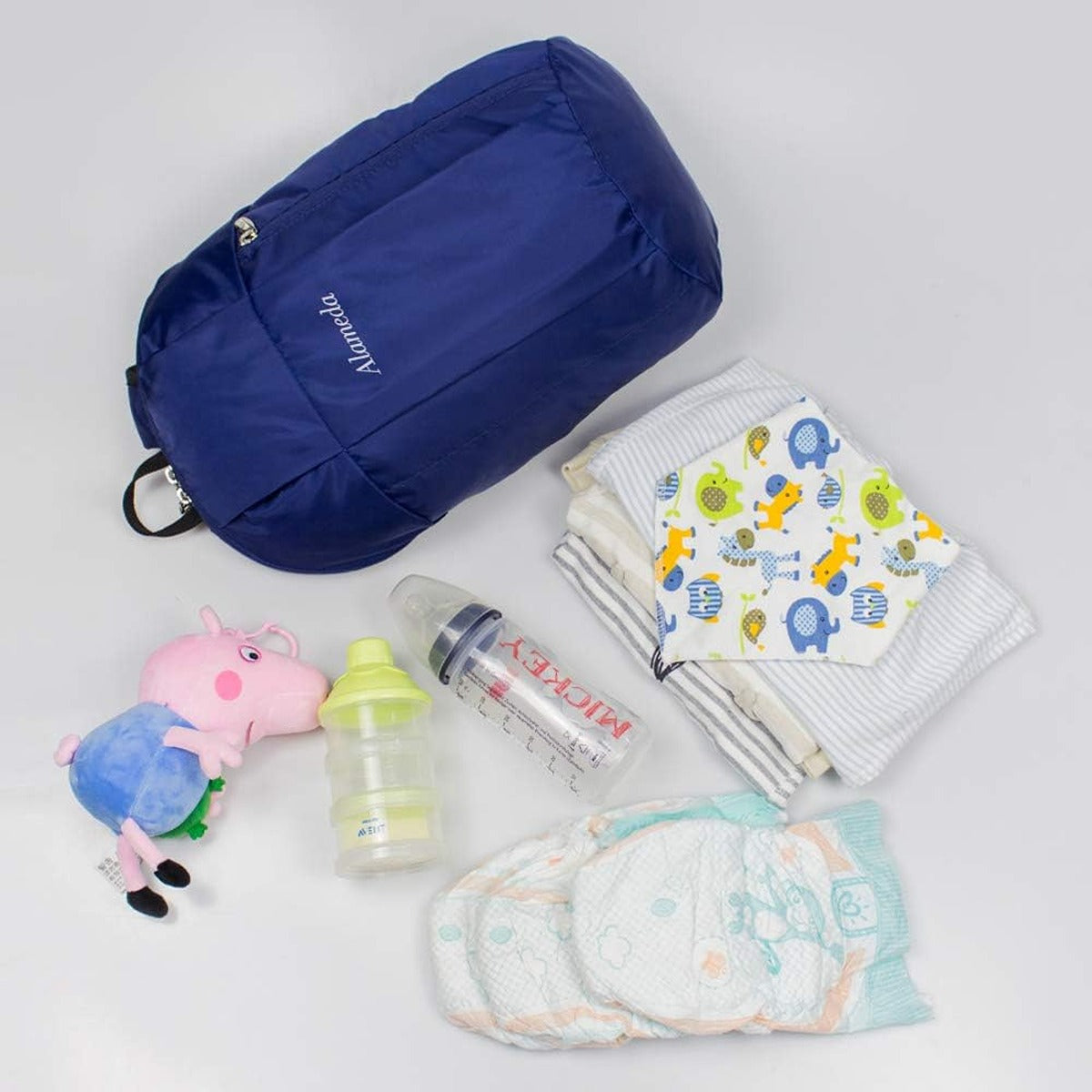 Almeda ALAMEDA Travel lite Diaper Bag Navy Blue