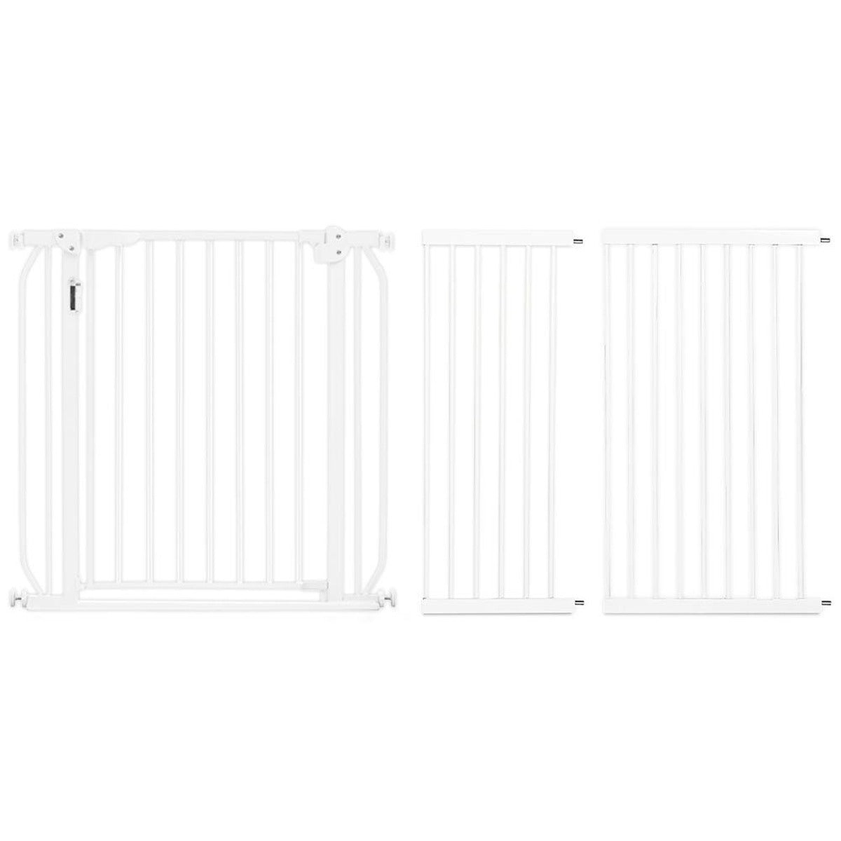 Baby Safe Baby Safe - Metal Safety LED Gate W/ Extension 30+45 cm - White