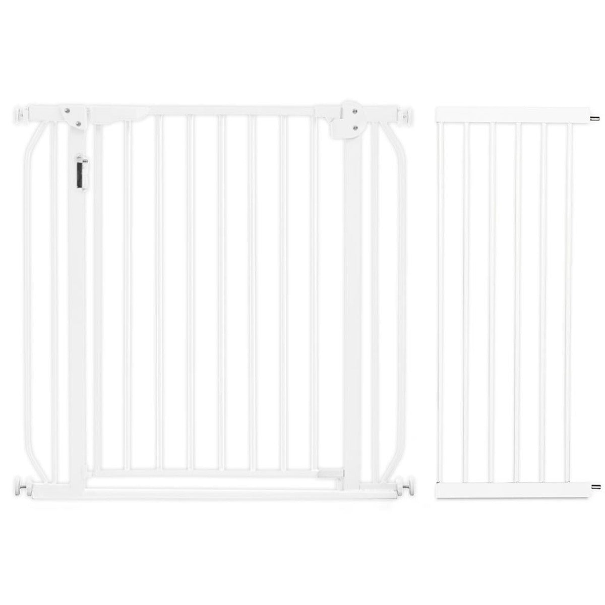 Baby Safe Baby Safe - Metal Safety LED Gate W/ Extension 30cm - White