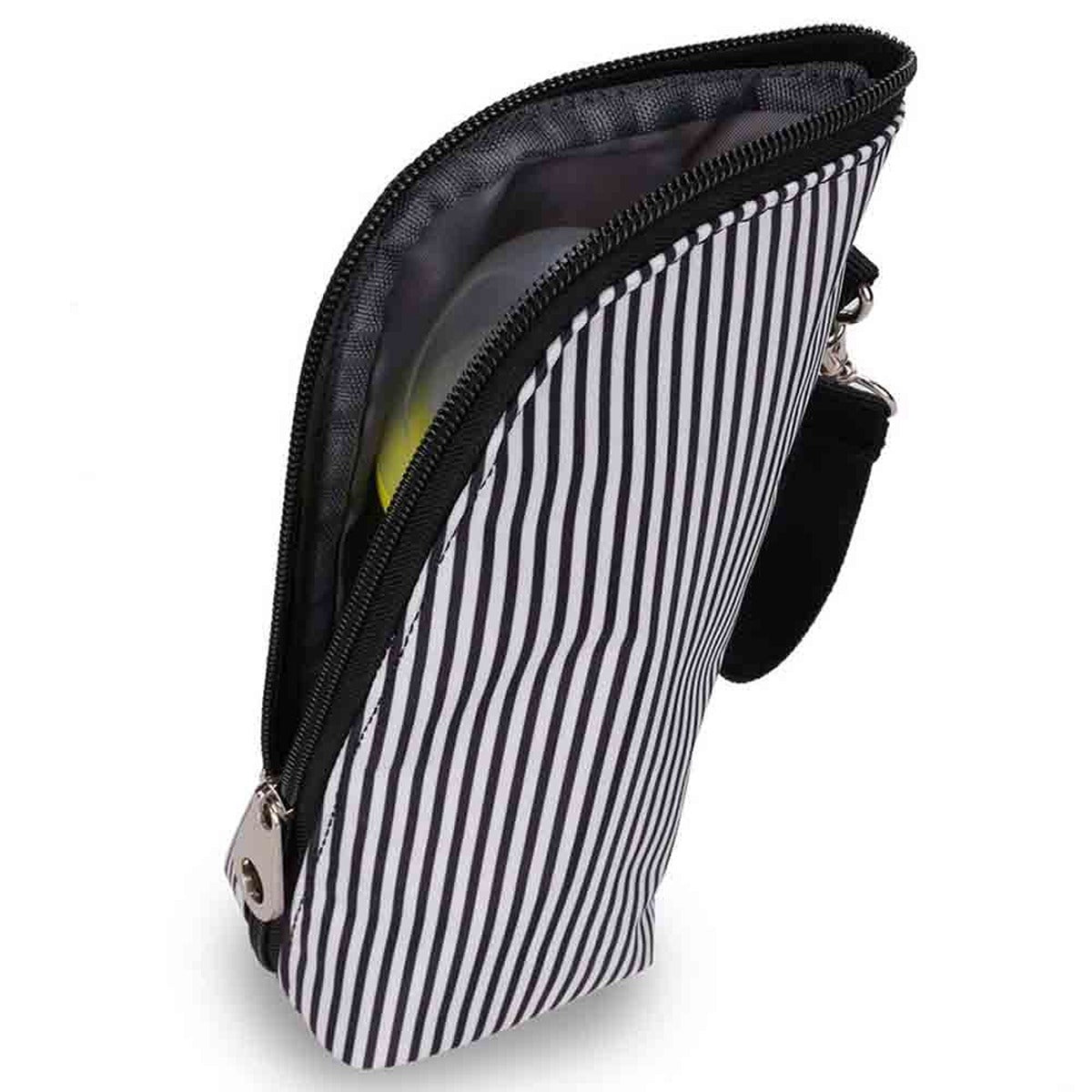 Little Story Little Story - Diaper Bag Set of 6 With Hooks - Black