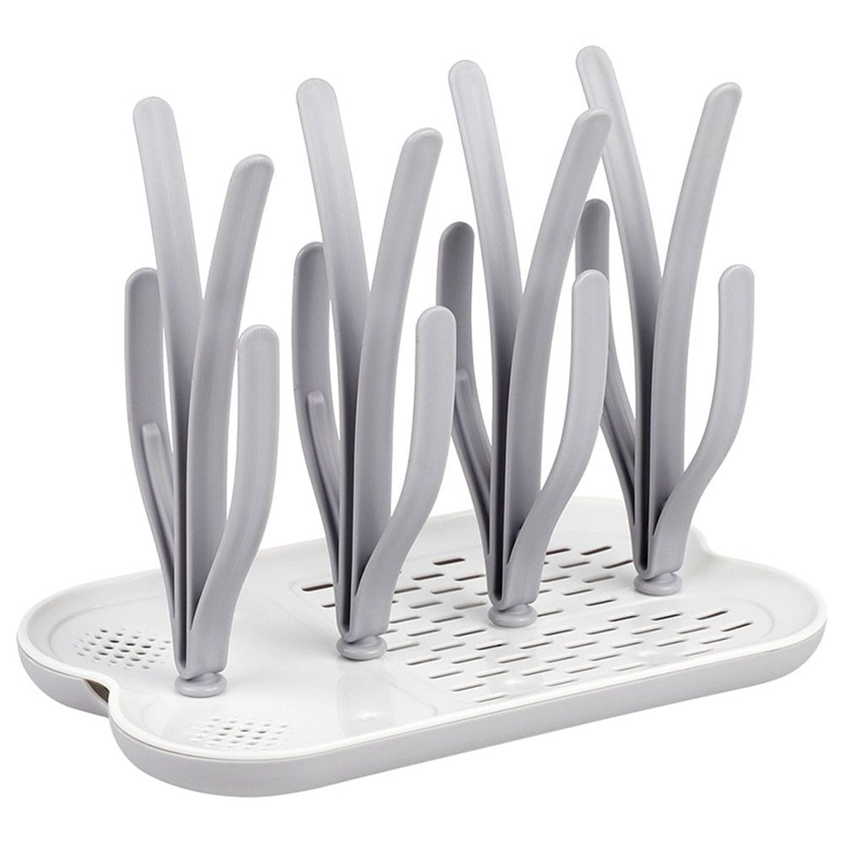 Eazy Kids Eazy Kids - Baby Bottle Drying Rack 16 Peg - Grey